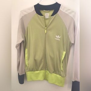 Adidas vintage 3 stripe track jacket